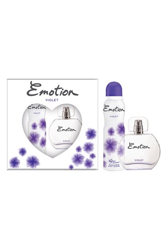 Kadın ParfümEmotionEmotion Violet Parfüm 50 ml + Emotion Violet Deodorant 150 ml