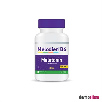 Takviye Edici GıdalarTab İlaçMelodien B6 Melatonin 3mg 60 Tablet