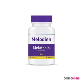 Takviye Edici GıdalarTab İlaçMelodien Melatonin 3 mg 60 Dilaltı Tablet