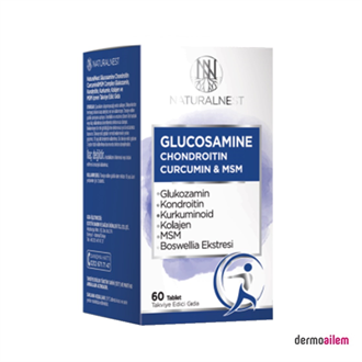 Takviye Edici GıdalarNaturalnestNaturalNest Glucosamine Chondroitin Curcumin & Msm 60 Tablet