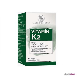 Takviye Edici GıdalarNaturalnestNaturalnest Vitamin K2 30 Kapsül