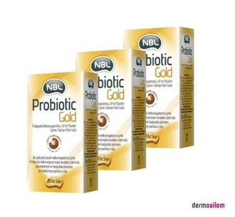 ProbiyotiklerNBLNBL Probiotic Gold 20 Saşe 3'lü