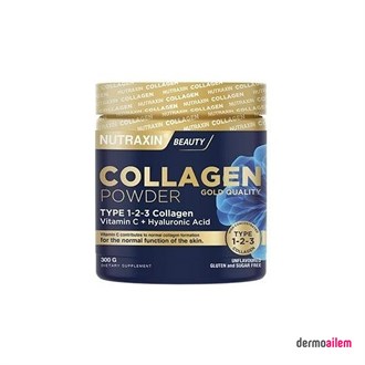 Kolajen ( Collagen )NutraxinNutraxin Collagen Powder Gold Quality 300 gr