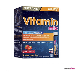Takviye Edici GıdalarNutraxinNutraxin Vitamin Mix For Kids 7x25 ml Sıvı