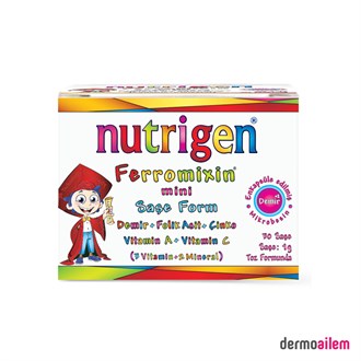 Takviye Edici GıdalarNutrigenNutrigen Ferromixin Mini Saşe Form 30 Saşe