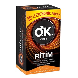 PrezervatiflerOkeyOkey Prezervatif Ritim Eko Paket 20li