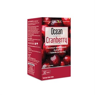 MultivitaminlerOrzaxOrzax Ocean Cranberry 30 Kapsül