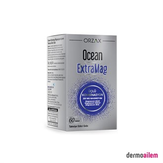 Takviye Edici GıdalarOrzaxOrzax Ocean ExtraMag Üçlü Kombinasyon Takviye Edici Gıda 60 Tablet