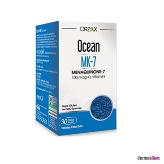 Takviye Edici GıdalarOrzaxOrzax Ocean MK-7 30 Kapsül (SKT:09/2022)