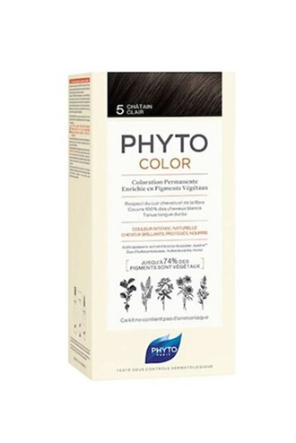 Saç BoyalarıPhytoPhyto Phytocolor Bitkisel Saç Boyası - 5 - Açık Kestane
