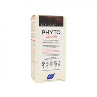 Saç BoyalarıPhytoPhyto Phytocolor Bitkisel Saç Boyası - 6.77 Cappuccino Kahve