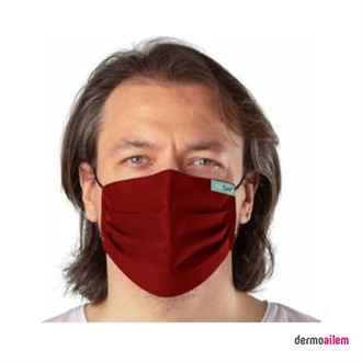 Maske & SiperlikProcarePro Care Tam Koruma Sağlayan Yıkanabilir Maske Kırmızı-S