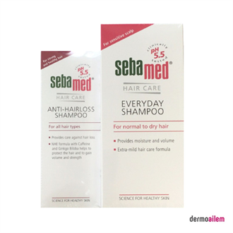 ŞampuanlarSebamedSebamed Hergün Kullanım Şampuan 400 ml + Saç dökülmesine Karşı Şampuan 200 ml Hediyeli