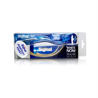 Diş MacunlarıSignalSignal White Now Gold Avantaj Paket Diş Macunu + Diş Fırçası