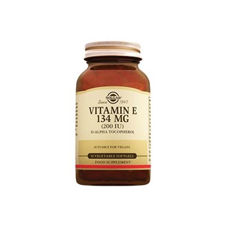 Takviye Edici GıdalarSolgarSolgar Vitamin E 200 IU 50 Kapsül