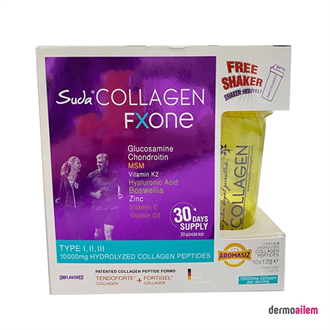 Kolajen ( Collagen )Suda CollagenSuda Collagen Fxone Aromasız Takviye Edici Gıda 30 x 12 gr