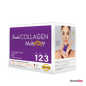 Kolajen ( Collagen )Suda CollagenSuda Collagen Multiform Aromasız 30 x 10 gr
