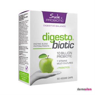 ProbiyotiklerSuda VitaminSuda Probiotic Digestobiotic 60 Kapsül