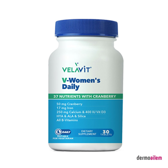 Takviye Edici GıdalarVelavitVelavit V-Womens Daily 30 Tablet