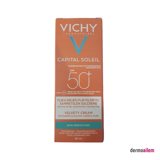 Spf 20 & 50 ArasıVichyVichy Capital Soleil Cream Spf 50+ Yüz Bölgesi İçin Güneş Kremi
