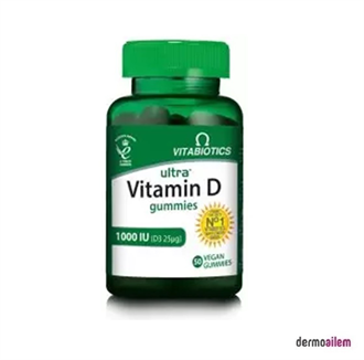 Takviye Edici GıdalarVitabioticsVitabiotics Ultra Vitamin D Gummies 50 Çiğnenebilir Kapsül