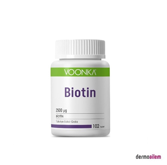 Takviye Edici GıdalarVoonkaVoonka Biotin 102 Tablet