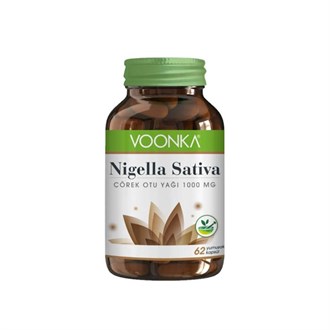 Sağlıklı YağlarVoonkaVoonka Nigella Sativa Çörek Otu Yağı 1000 mg 62 Kapsül