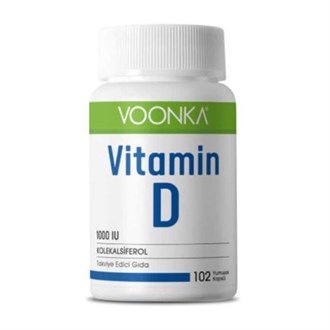 Takviye Edici GıdalarVoonkaVoonka Vitamin D 102 Kapsül