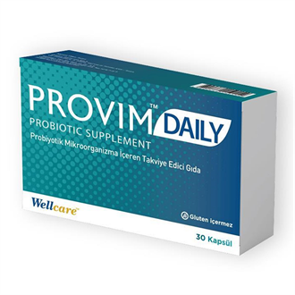 ProbiyotiklerWellcareWellcare Provim Daily 30 Kapsül