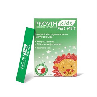 ProbiyotiklerWellcareWellcare Provim Kids Fast Melt Probiyotik Takviye Edici Gıda 14 Saşe SKT 05/2022