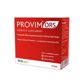 ProbiyotiklerWellcareWellcare Provim ORS Probiyotik Takviye Edici Gıda 12 Saşe