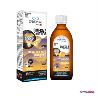 Omega 3 & Balık YağlarıZade VitalZade Vital Miniza Omega 3 Çörek Otu Yağı Doğal Limon Aromalı 150 ml