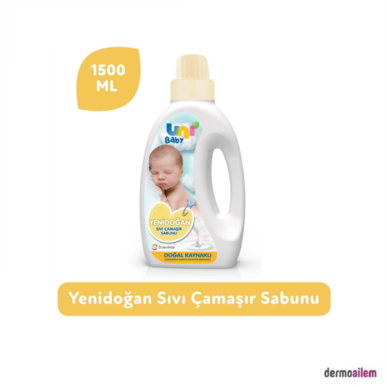Çamaşır DeterjanlarıUni BabyUni Baby Yenidoğan 1500 ml Sıvı Çamaşır Sabunu