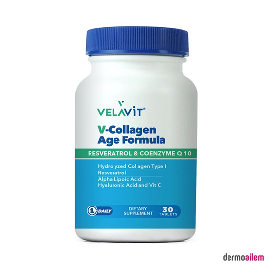 Takviye Edici GıdalarVelavitVelavit V-Collagen Age Formula 30 Tablet