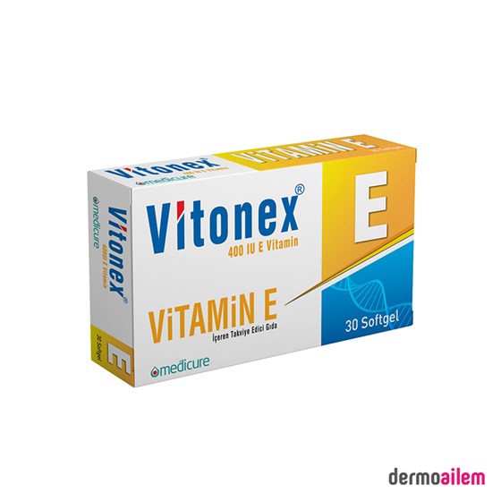 Takviye Edici GıdalarMedicureVitonex E Vitamini 400IU 30 Softgel