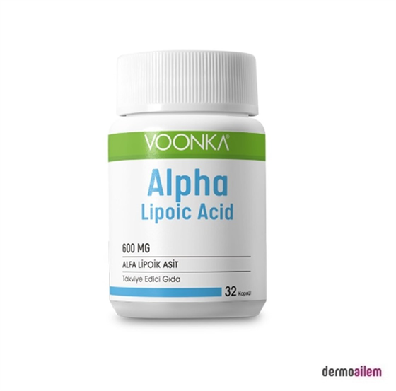 Takviye Edici GıdalarVoonkaVoonka Alpha Lipoic Acid 600 mg 32 Kapsül