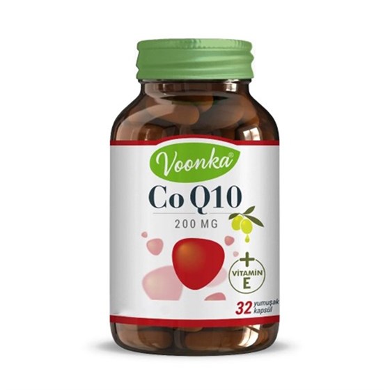 Takviye Edici GıdalarVoonkaVoonka CoQ10 200 mg 32 Kapsül Antioksidan