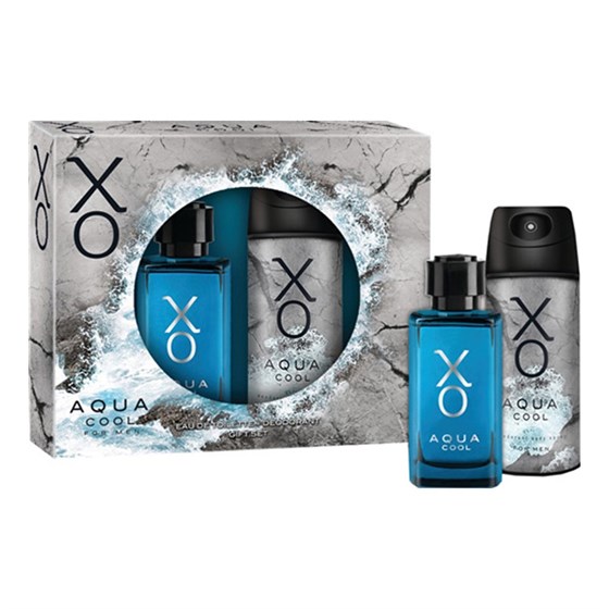 Erkek ParfümXOXO Aqua Cool Bay Parfüm 100 ml + 125 ml Deo Parfüm Seti