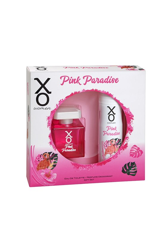 Kadın ParfümXOXO Pink Paradise EDT 100 ml + Deo Sprey 125 ml Kadın Parfüm Seti